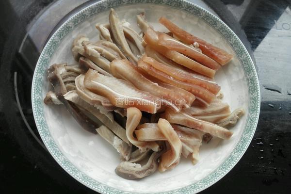 豉香双脆的做法图解4
