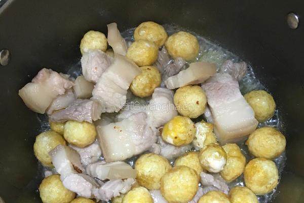 鹌鹑红烧肉的做法图解7