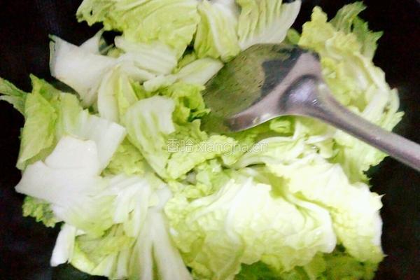 剁辣椒烩大白菜的做法图解4