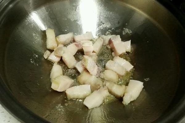 干豆角烧肉的做法图解3