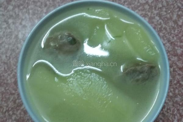 青瓜牛肉丸汤