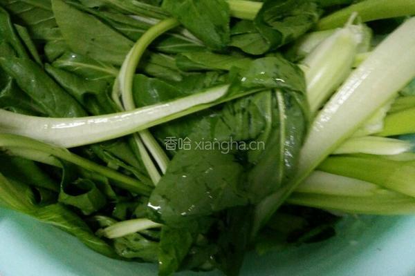 快炒小青菜的做法图解1