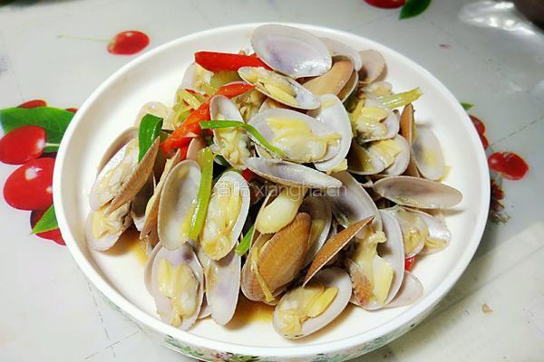 家常炒花甲