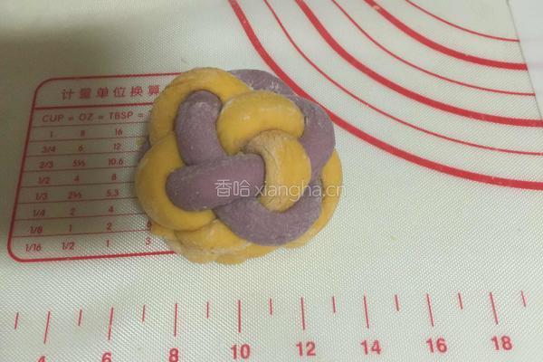 彩色绣球馒头的做法图解11