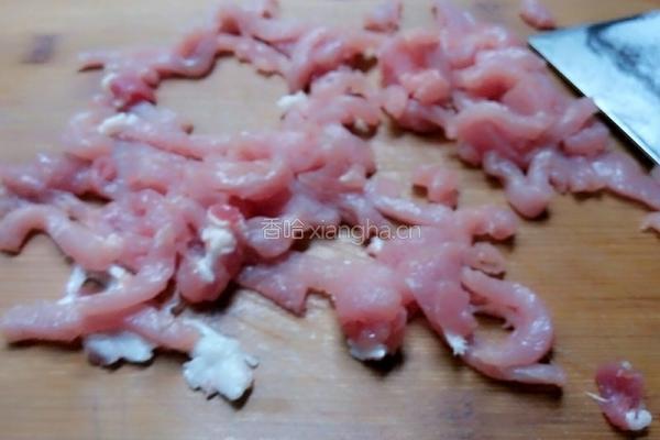 青椒肉丝的做法图解2