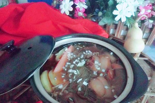 砂锅炖猪肉粉条的做法图解17