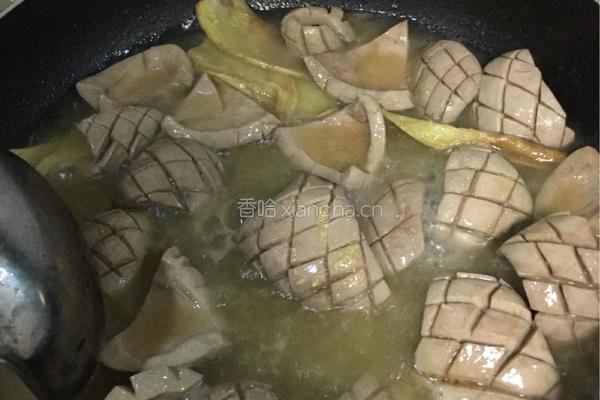 台式麻油腰花的做法图解9