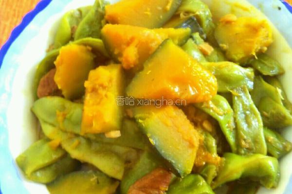 豆角炖窝瓜的做法图解8