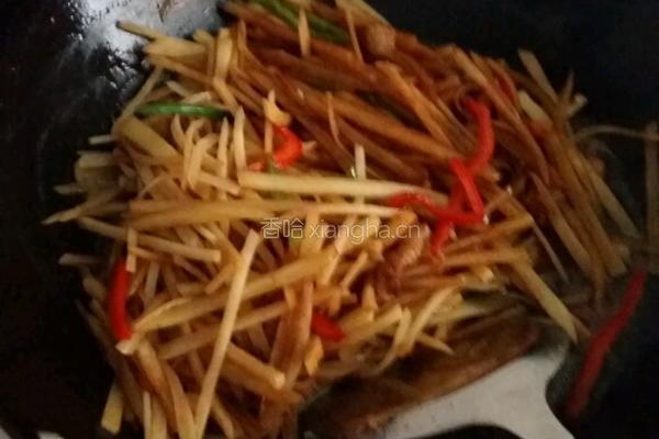 肉丝炒土豆的做法图解2