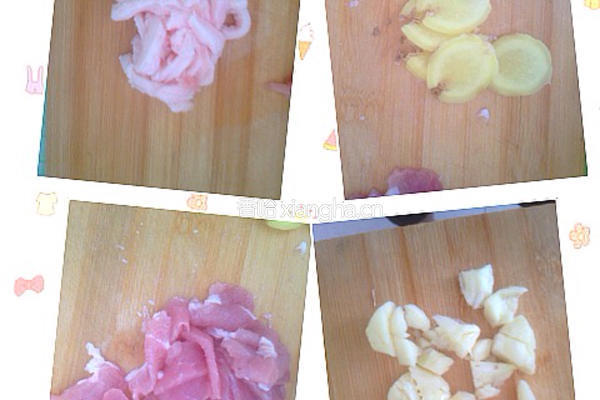 笋干肉片的做法图解2