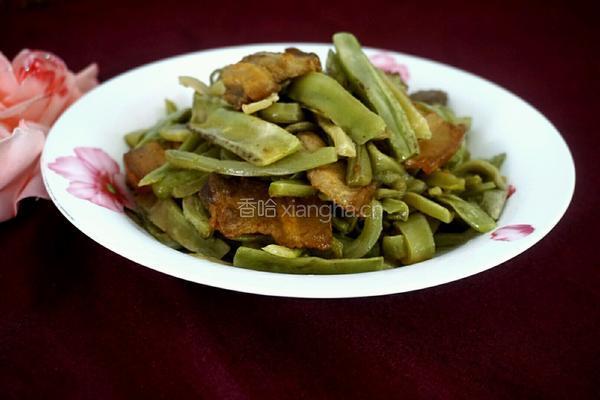 贡菜炒五花肉的做法图解6
