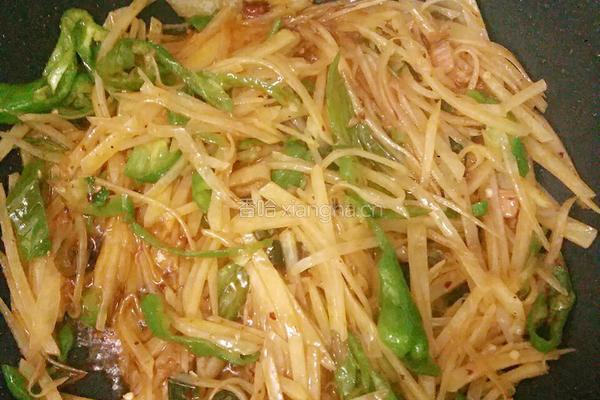 红油土豆丝的做法图解5