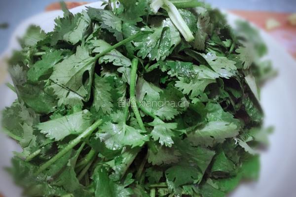 香菜肉丝的做法图解3
