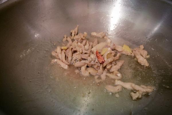 香菜肉丝的做法图解7