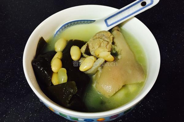 海带芸豆猪手汤的做法图解8