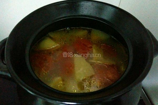 蔬果排骨汤的做法图解8