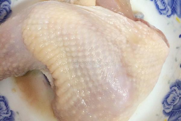 电饭煲盐焗鸡的做法图解2