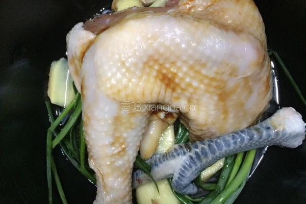 电饭煲盐焗鸡的做法图解4