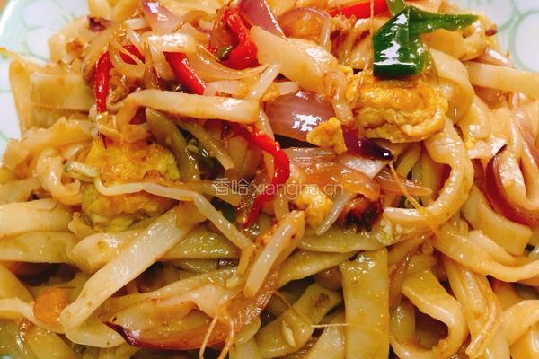 绝味蛋炒面（青椒鸡蛋炒面）