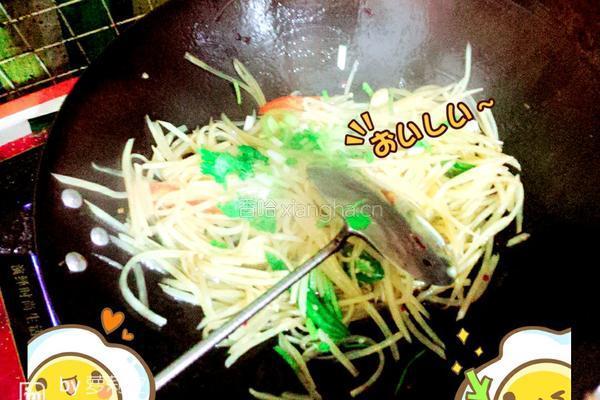 爆炒土豆丝的做法图解4
