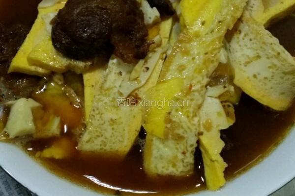 红烧牛肉汤煮面条的做法图解4