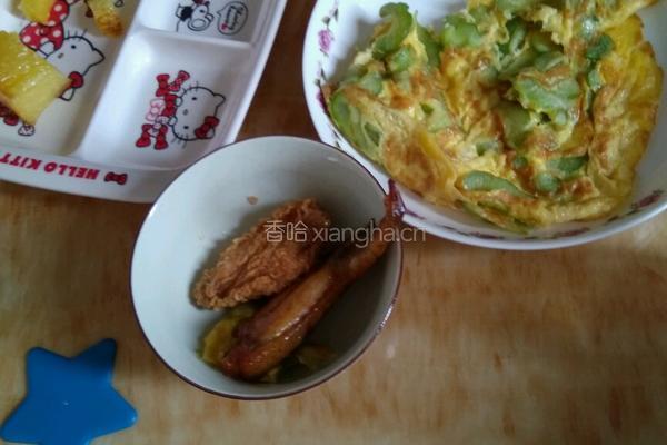 苦瓜煎蛋的做法图解5