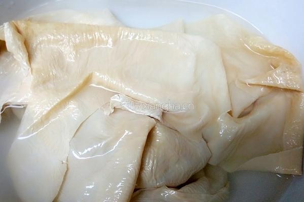 红烧腐皮肉卷的做法图解1