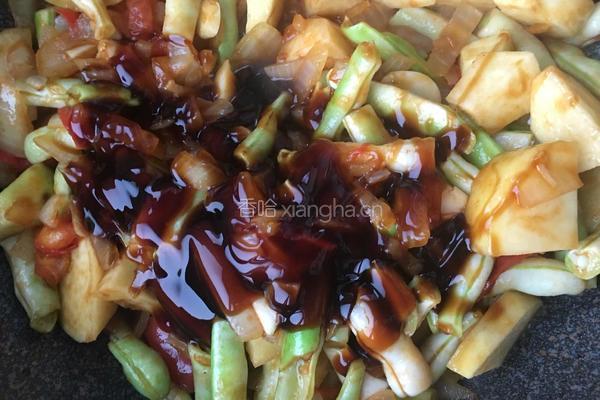 豆角焖面的做法图解11
