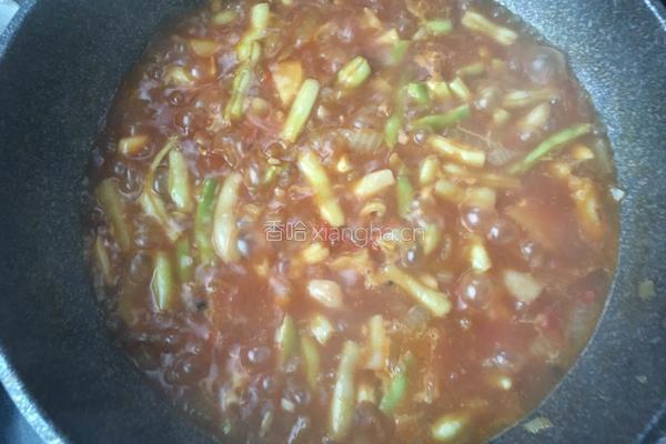 豆角焖面的做法图解12
