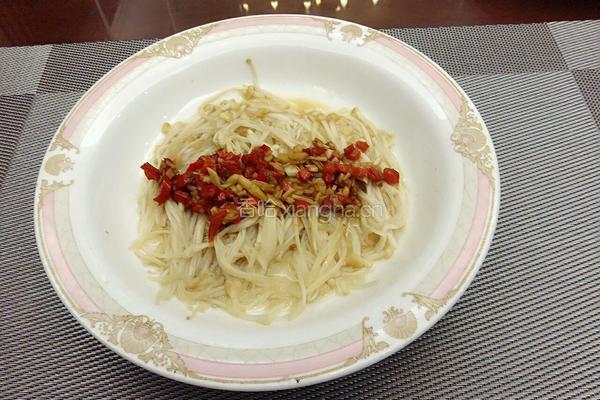 蚝油金针菇的做法图解5