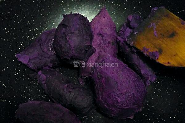 紫薯馅的做法图解3