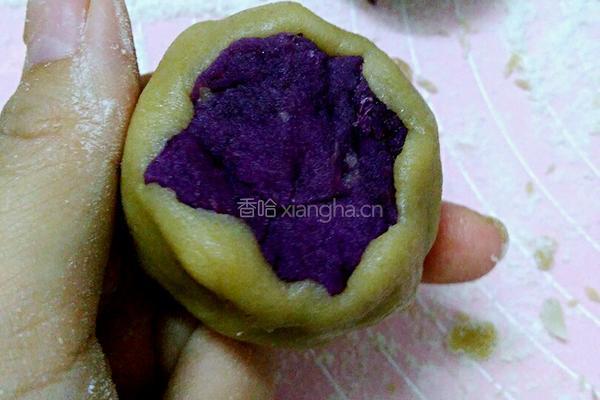紫薯月饼的做法图解9