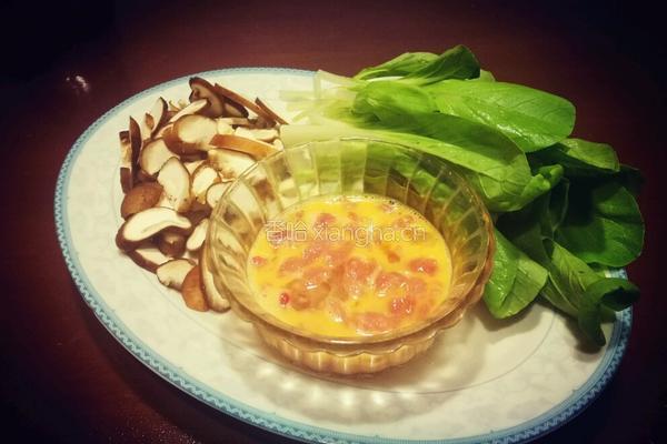 香菇白菜肉汤的做法图解2