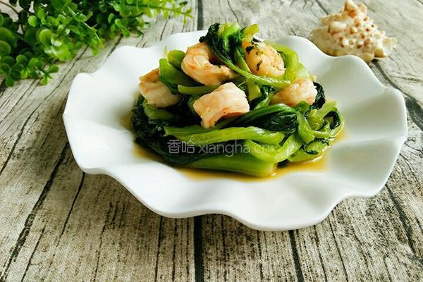 虾仁油菜的做法图解11