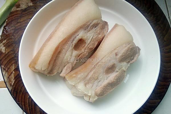 农家小煎肉的做法图解2