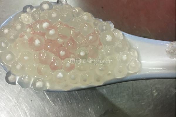 超级懒人版芒果椰汁西米露的做法图解3
