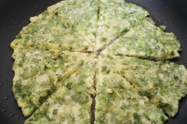 韭菜煎饼的做法图解6