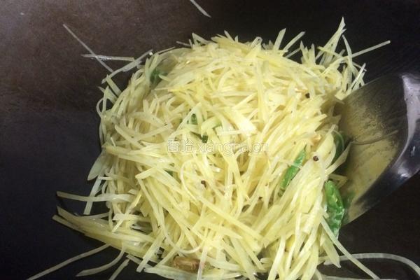 尖椒土豆丝的做法图解8