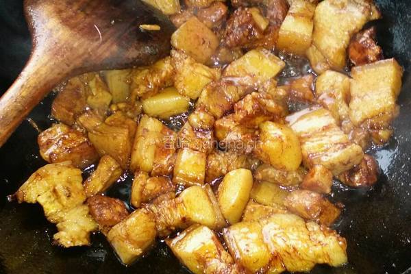 葱香红烧肉的做法图解4