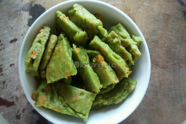 青汁煎饼的做法图解6
