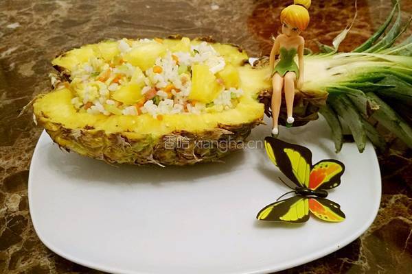 菠萝炒饭的做法图解8