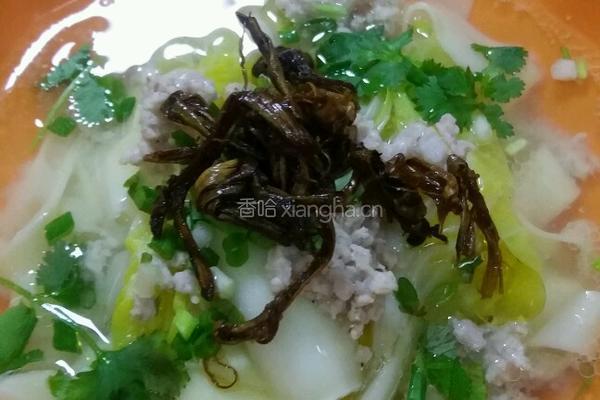 鸡棕三鲜宽面的做法图解6