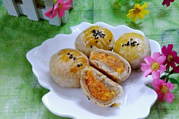 肉松蛋黄酥的做法图解18