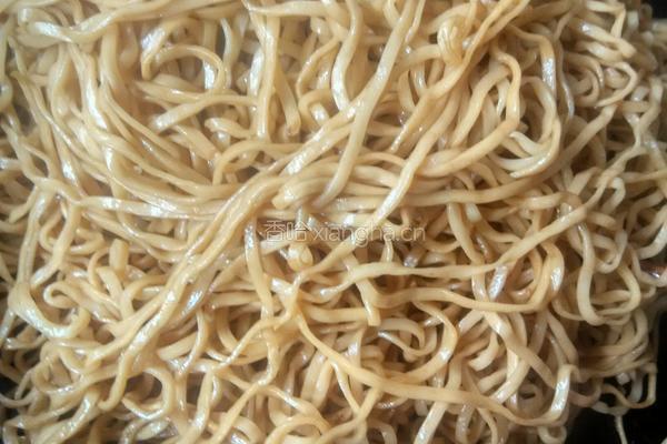 炒细面的做法图解8