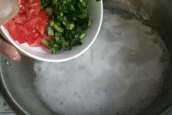 羊肉汆面片的做法图解6