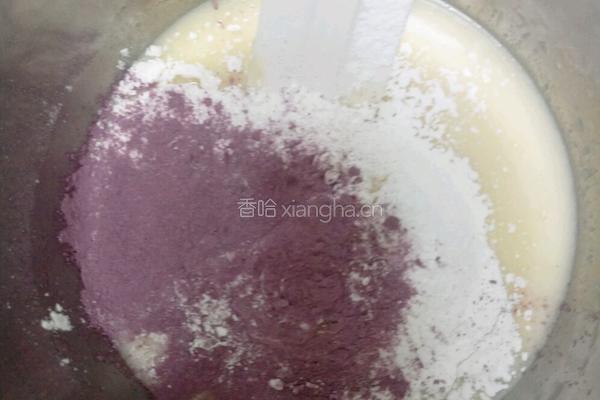 紫薯芝麻马芬的做法图解4