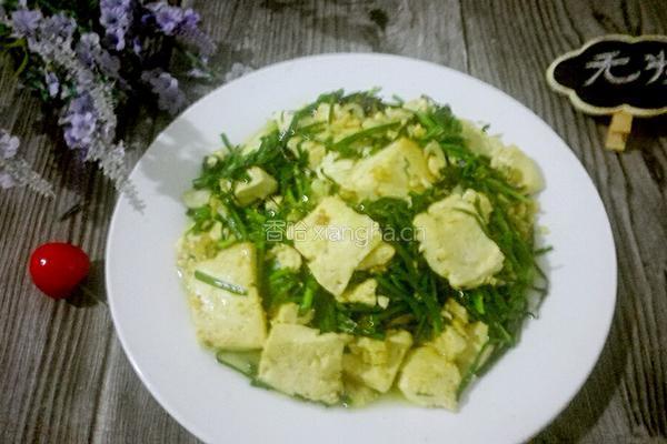 韭菜炒豆腐的做法图解6