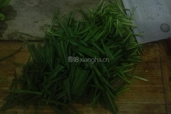 韭菜炒豆腐的做法图解3