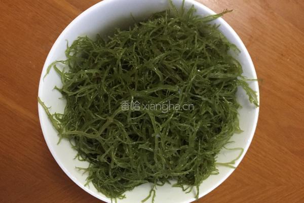 炒海发菜的做法图解2