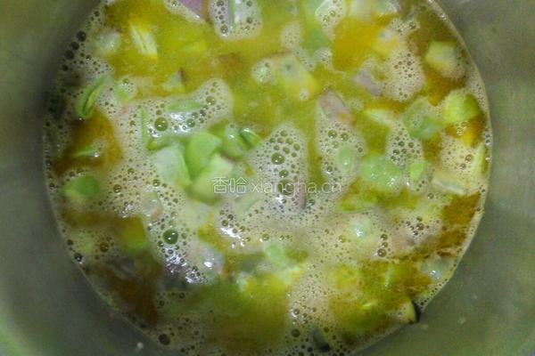 素扁豆焖饭的做法图解7